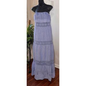 NEW WITH TAGS Women's 100% premium cotton Summer Bohemian Strapless Off Shoulder